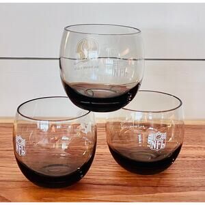 Vintage Baltimore Colts Cocktail Drinking Glass NFL Licensed Round Bottom (3)